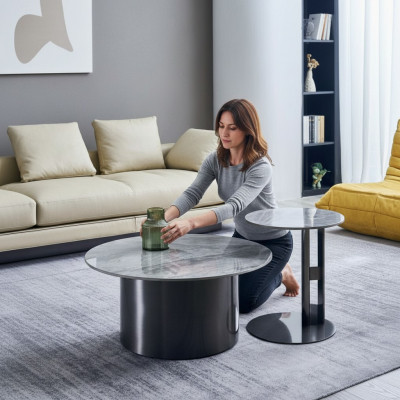 Couchtisch Tisch Moderner Wohnzimmer Kaffeetisch Beistelltisch Neu