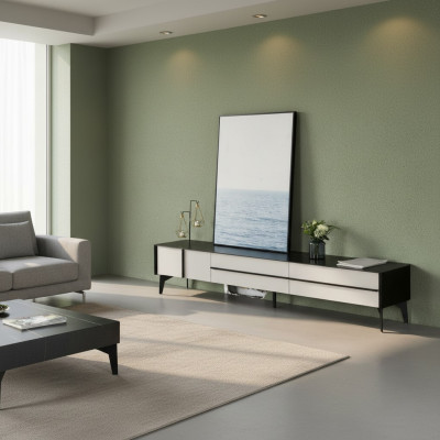 Wohnzimmer Sideboard Holz Modern Möbel Lowboard rtv tv Schrank Möbel
