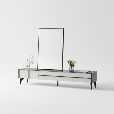 Wohnzimmer Sideboard Holz Modern Möbel Lowboard rtv tv Schrank Möbel
