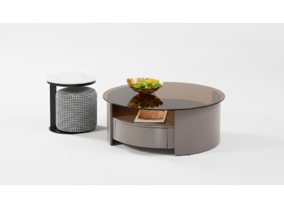 Grauner Couchtisch Tisch Beistelltisch Kaffeetisch Luxus Design Modern