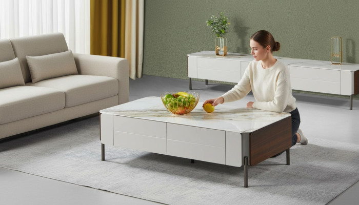 Couchtisch Tisch Möbel Luxus Beistelltisch Holz Modern Wohnzimmer Design