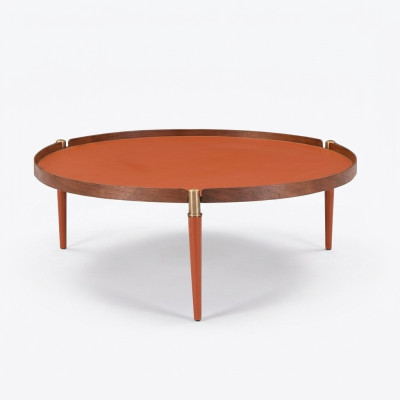 Couchtisch Wohnzimmer Möbel Luxus Modern Design Tisch Orange Couchtische