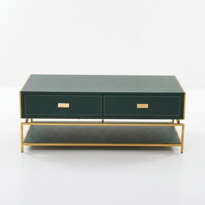Wohnzimmer Couchtisch Luxus Design Stil Modern Couchtische Holz Grün