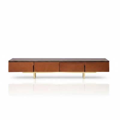 tv Ständer Orange Material Holz Stil Modern Wohnzimmer 200cm Schränke