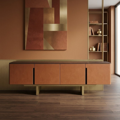 Sideboard Holz Lowboard Esszimmer Design luxus Modern Möbel Fernseher Ständer