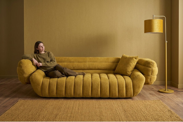 Dreisitzer Sofa 3 Sitzer Luxus Couchen Weiß Polster Designer Möbel Neu