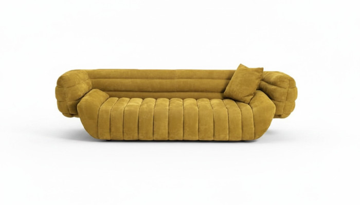 Dreisitzer Sofa 3 Sitzer Luxus Couchen Weiß Polster Designer Möbel Neu