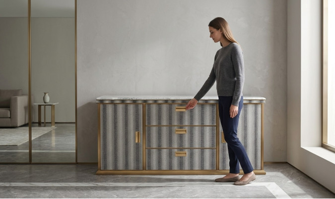 Wohnzimmer Sideboard Holz Schrank Möbel Luxus Neu Weiß Modern