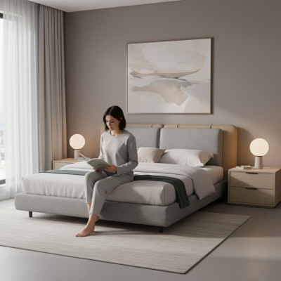 Bett Polster Design Luxus Doppel Betten Schlafzimmer Design Möbel