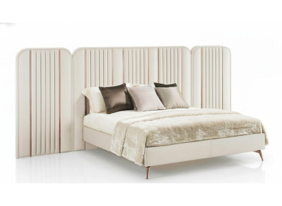 Kingsize Bett Doppelbett Schlafzimmer Möbel Großes Kopfteil Holzgestell