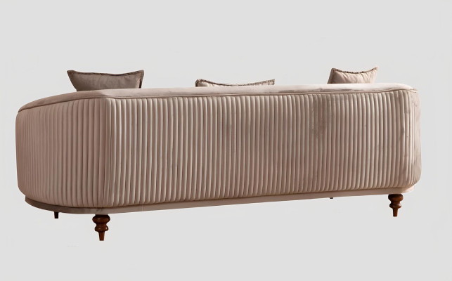 Sofa 3 Sitzer Design Sofas Polster Moderne Sitz Stoff Neu Möbel Couch