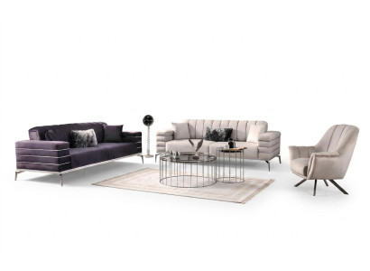 Sofagarnitur 331 Sitzer Luxus Möbel Wohnzimmer Couch Sofa Polster 3tlg.
