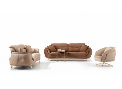 Sofagarnitur 3 2 1 Sitzer Set Design Sofa Polster Couchen Modern Luxus