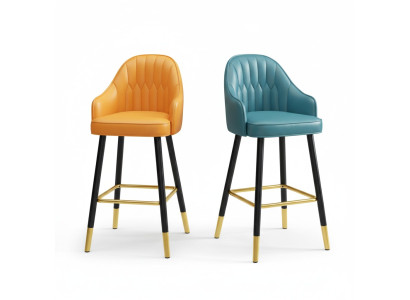 Barhocker Barstuhl Stoff Design Barstühle Bar Hocker Esszimmer Stühle