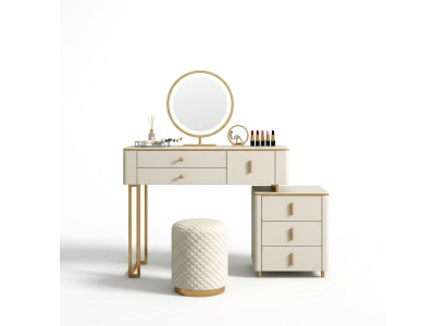 Design Luxus Tisch Konsolen Tische Holz Design Modern Schminktisch