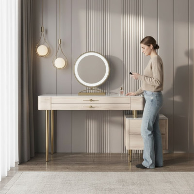 Schlafzimmer Möbel Design Schminktisch Moderne Konsolen Tisch Luxus Neu