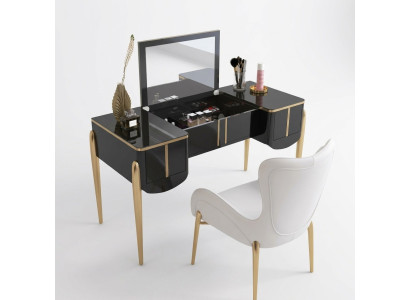 Modern Schminktisch Spiegel Luxus Konsole Kommode Schlafzimmer Neu