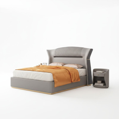 Schlafzimmer Bett Polsterbett Doppelbett Design Luxus Doppel 180x200
