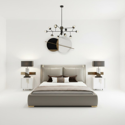 Modern Schlafzimmer Bett Luxus Doppel 180x200 Möbel Betten Einrichtung