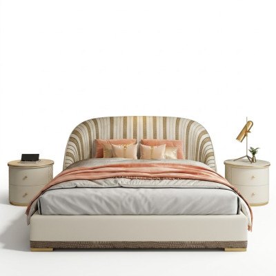 Luxus Doppelbett Betten Schlafzimmer Möbel Design Hotel Einrichtung