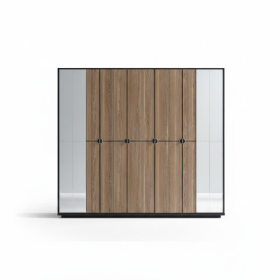 Kleiderschrank Schränke Schrank Design Holz 246 cm Modern Möbel Neu