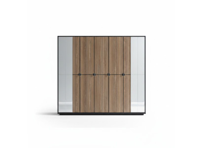Kleiderschrank Schränke Schrank Design Holz 246 cm Modern Möbel Neu