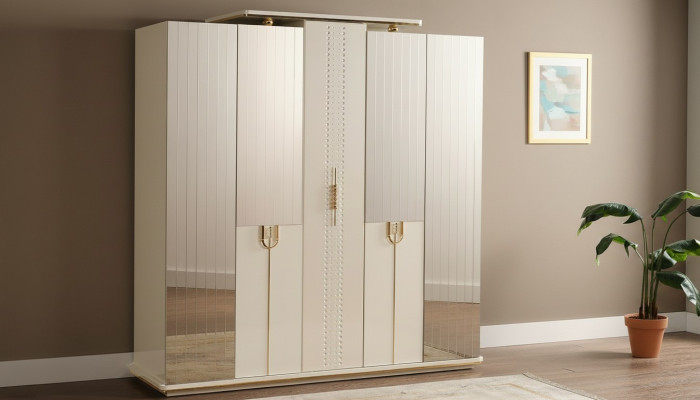 Kleiderschrank Holzschrank Schrank Schlafzimmer Luxus Schränke Neu