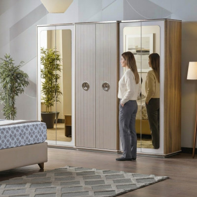 Modern Kleiderschrank Schlafzimmerschrank Holz Schrank Möbel Neu Schränke Neu