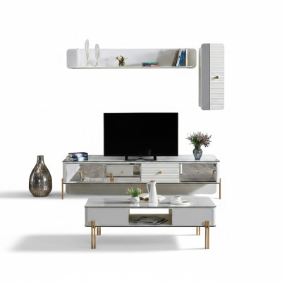 Modern rtv Regal Sideboard rtv Kommode Lowboard Fernseh Ständer Schrank Möbel