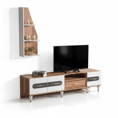 Modern rtv Regal Sideboard Kommode Lowboard Fernseh Ständer Schrank Möbel