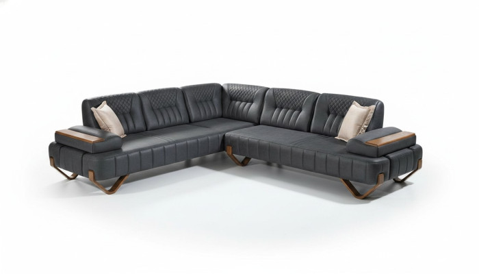 Ecksofa L-Form Textil Eckcouch Sofa Polster Premium Couch L Form Modern Neu