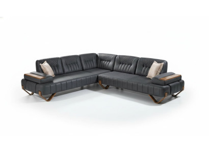 Ecksofa L-Form Textil Eckcouch Sofa Polster Premium Couch L Form Modern Neu