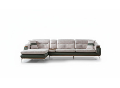 Wohnlandschaft Ecksofa L-Form Couch Sitz Polster Sofa Luxus Möbel Sofas modern
