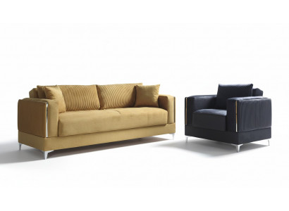 Sofagarnitur 3+1 Sitzer Modern Relax Sessel Modern Stil 2tlg Luxus Neu Wohnzimmer Neu