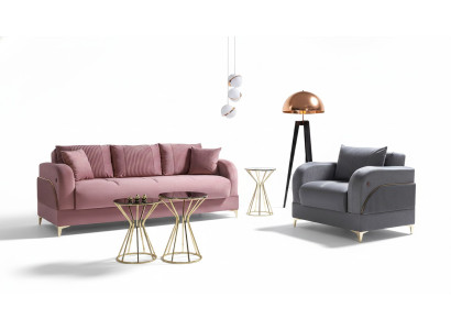 Sofagarnitur 3+1 Sitzer Modern Relax Sessel Stil 2tlg Luxus Wohnzimmer Möbel