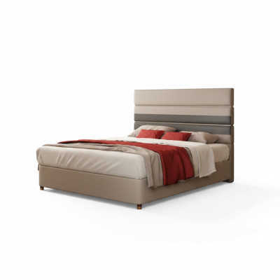 Modernes Design Bett 180x200 Kunstleder Betten Doppel Schlaf Zimmer Hotel