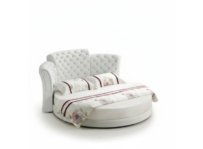 Rund Bett Luxus Chesterfield Betten Schlaf Zimmer Doppelbett 200x200 cm