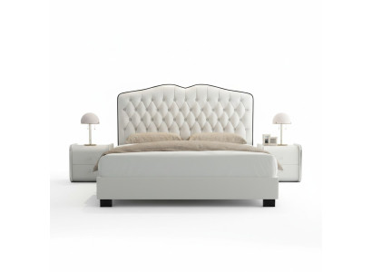 Chesterfield Bett Polsterbett Doppelbett Betten Designer Luxus Bett Neu