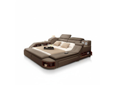 Luxus Bett 180x200 Multifunktion Schlafzimmer Liege Regale Neu