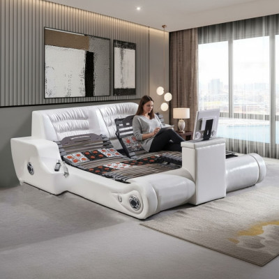 Multifunktion Bett Schlafzimmer Möbel Betten Luxus Bett Doppelbett Neu