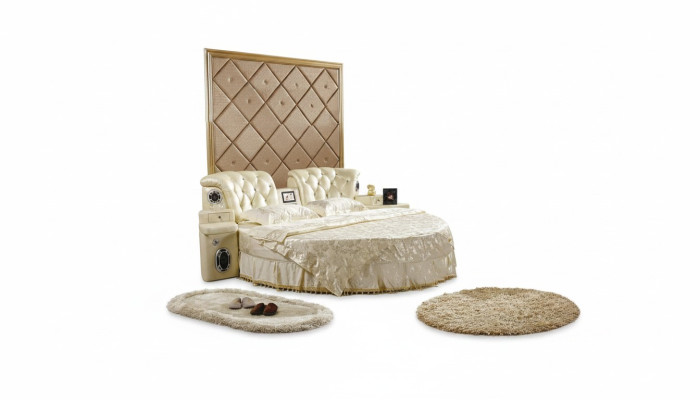 Rundes Bett Rund Design Betten Doppel Luxus Hotel Gestell Schlaf Zimmer