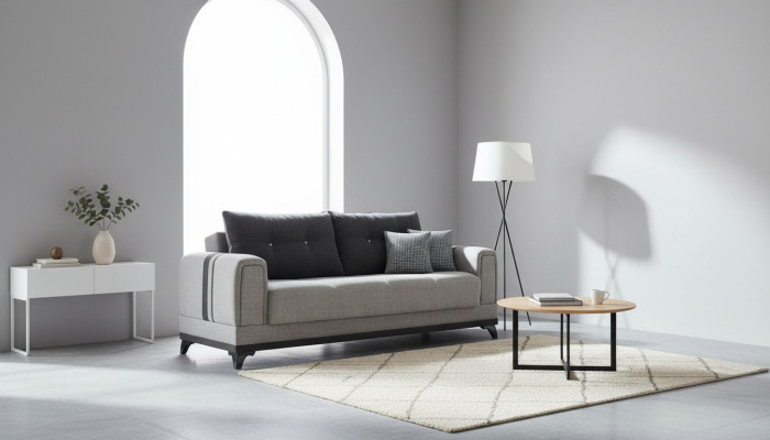 Wohnzimmer Luxus Sofa 3 Sitzer Relax Sofas Modern Grau Relax 3 Sitzer Couchen