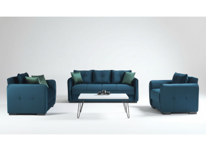 Schlafsofa Garnitur Sitzpolster Sofagarnitur Couch 3+2+1 Sitz Couchen Sofas