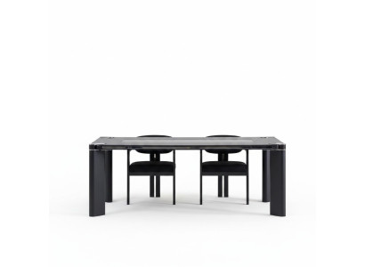 Esszimmer Set 6x Stühle Esstisch Esszimmer Designer Holz Stuhl Garnitur Neu