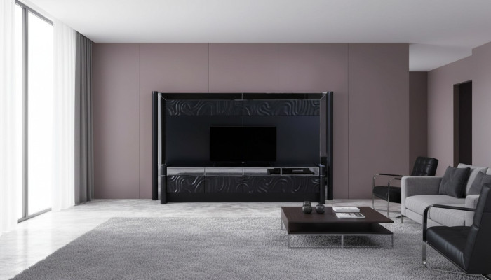 Holzmöbel Modern Wohnwänd Designer Wohnzimmermöbel TV-Ständer Wandschrank