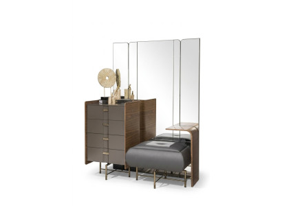 Schminktisch Set Konsole Spiegel Schlafzimmer Möbel Design Hocker 2tlg. Neu