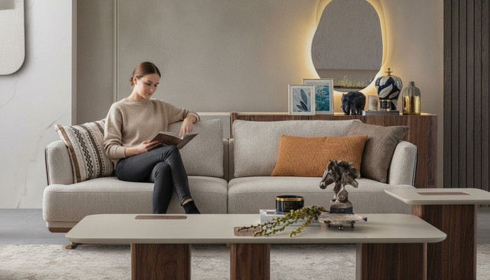 Modernes Sofa 3 Sitzer Relax Sofa Luxus 3er Sofa Wohnzimmer 3 Sitzer