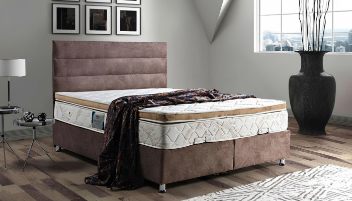 Bett Design Betten Luxus Bettkasten Polster Schlafzimmer Möbel Stoff 160x200