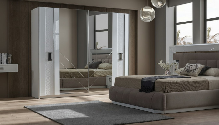 Designer Schlafzimmer Kleiderschrank Luxus Modern Schrank Neu Möbel