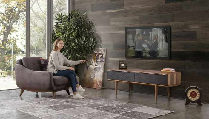 Tv Ständer Sideboard Wohnzimmer Holz Design Möbel rtv Lowboard Neu